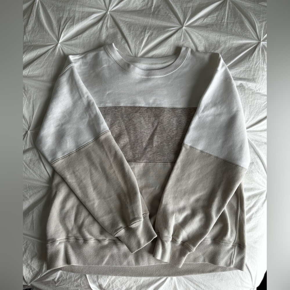 abercrombie & fitch 3 colour crewneck